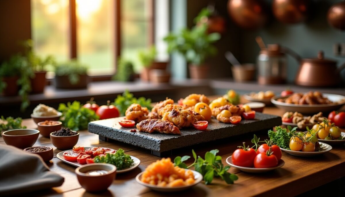 Pierrade gourmande : 10 accompagnements savoureux à découvrir