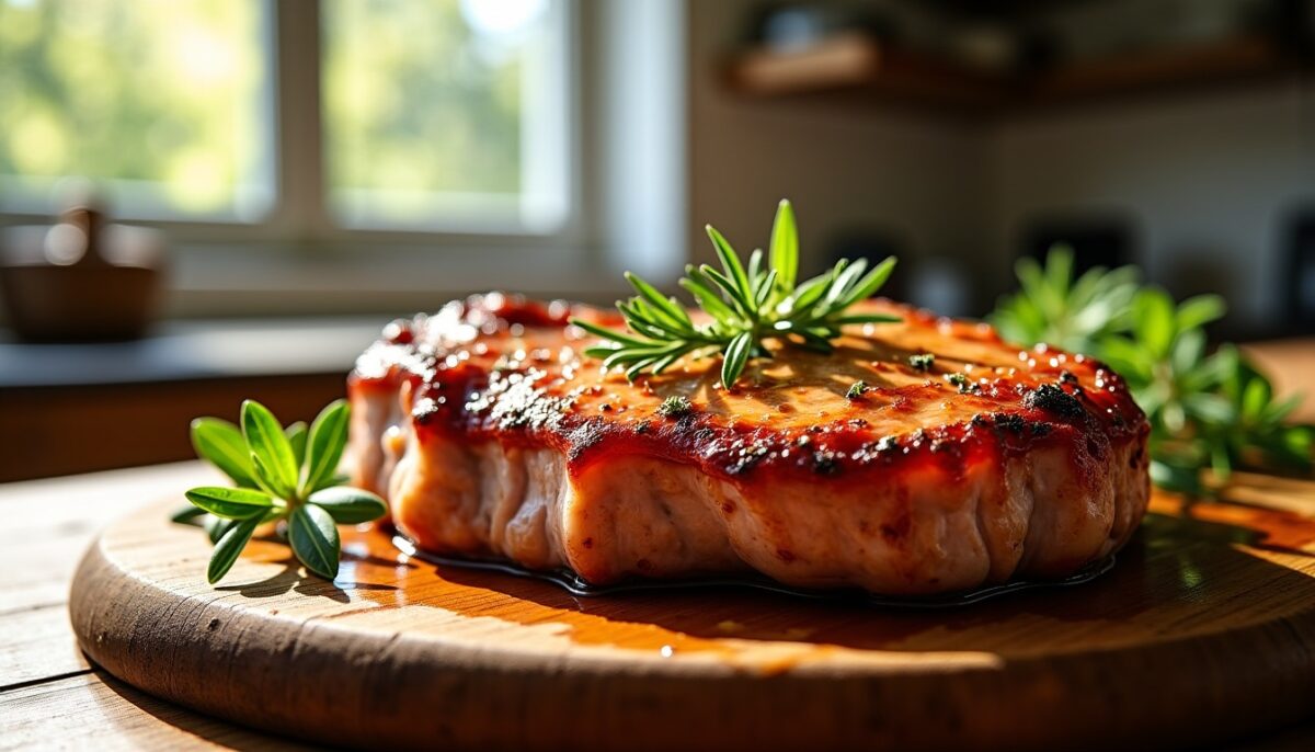 Côte de porc au four : astuces simples pour une cuisson impeccable et savoureuse
