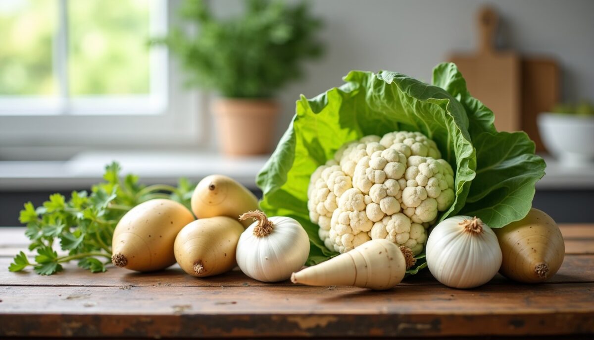 Légumes blancs : Découvrez leurs bienfaits, variétés savoureuses et astuces de cuisson